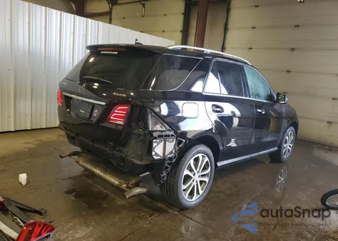 2016 Mercedes-Benz Gle 350 4Matic из США, поврежденный, VIN 4JGDA5HB2GA639594